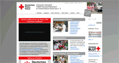Desktop Screenshot of drk-karlsdorf.de
